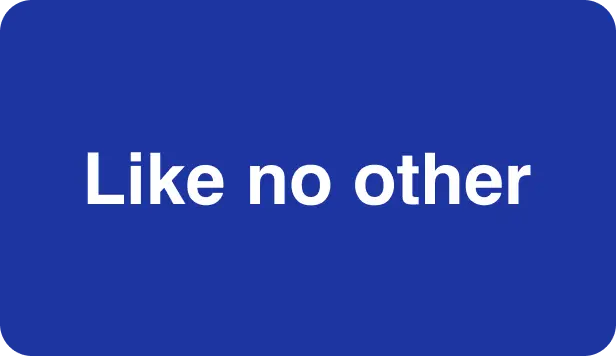Brother brand tagline “Like no other” on a blue background